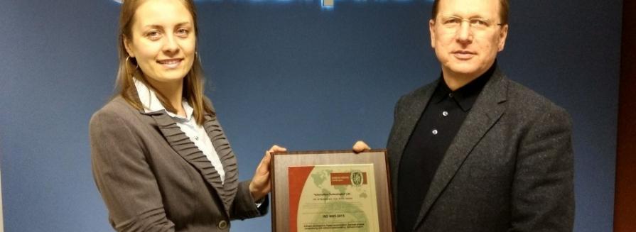 IT-Enterprise стала первой украинской компанией с сертификатом ISO 9001:2015 в области цифровой трансформации 